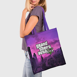 Сумка-шопер GTA ONLINE 5, цвет: 3D-принт — фото 2