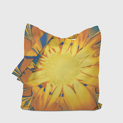 Сумка-шоппер Солнечный цветок Абстракция 535-332-32