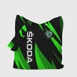 Сумка-шоппер SKODA Логотип Узор