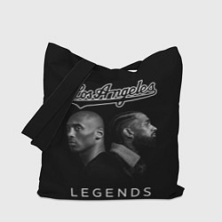 Сумка-шопер Los Angeles Legends Легенды Лос-Анджлелеса, цвет: 3D-принт