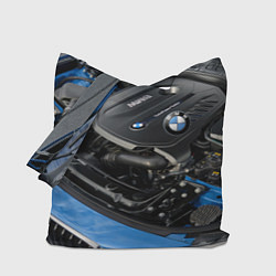 Сумка-шопер BMW Engine Twin Power Turbo, цвет: 3D-принт