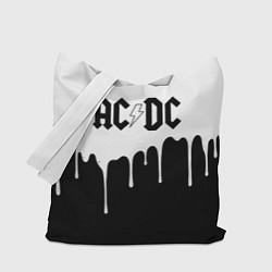 Сумка-шопер ACDC подтёки, цвет: 3D-принт