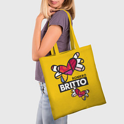 Сумка-шопер Romero Britto Ромеро Бритто, цвет: 3D-принт — фото 2