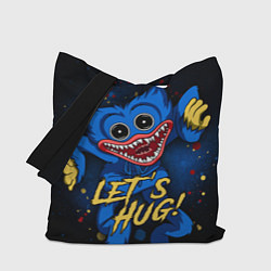 Сумка-шопер Хагги Вагги - Lets Hug! Poppy Playtime, цвет: 3D-принт