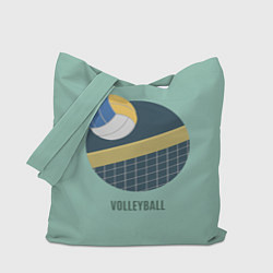 Сумка-шопер Volleyball Спорт, цвет: 3D-принт