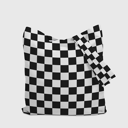 Сумка-шоппер Chess Squares Cubes / 3D-принт – фото 2