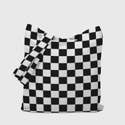 Сумка-шопер Chess Squares Cubes, цвет: 3D-принт