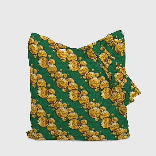 Сумка-шоппер Биткоины Криптовалюта / 3D-принт – фото 2