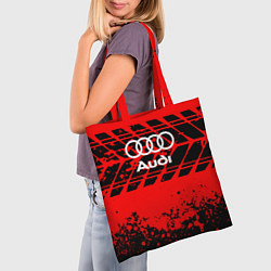 Сумка-шопер Audi шины, цвет: 3D-принт — фото 2