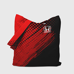 Сумка-шопер Honda - Red texture, цвет: 3D-принт