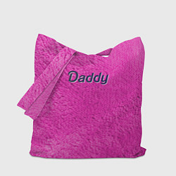 Сумка-шоппер Daddy pink