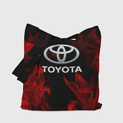 Сумка-шопер Toyota Red Fire, цвет: 3D-принт