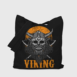 Сумка-шопер ЧЕРЕП ВИКИНГА VIKINGS SKULL, цвет: 3D-принт