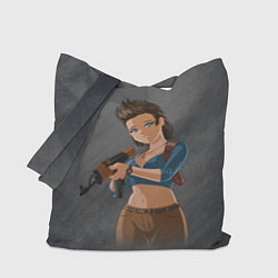 Сумка-шопер Nathan Drake girl from Uncharted by sexygirlsdraw, цвет: 3D-принт