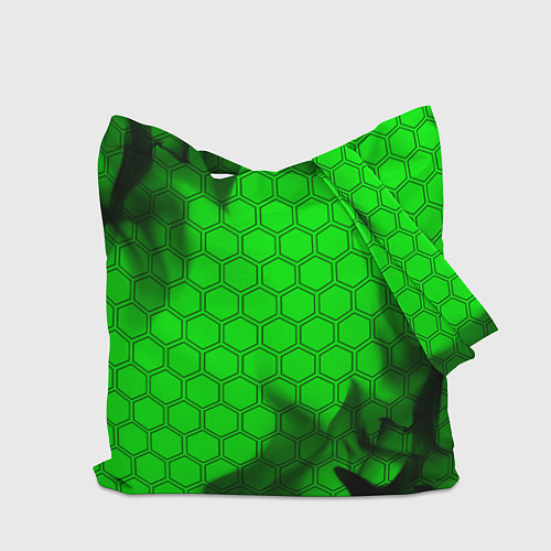 Сумка-шоппер MINECRAFT - Зеленый Крипер / 3D-принт – фото 2