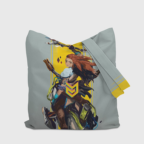 Сумка-шоппер Horizon forbidden west Aloy / 3D-принт – фото 2