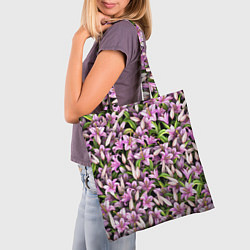 Сумка-шопер Лилии цветут, цвет: 3D-принт — фото 2