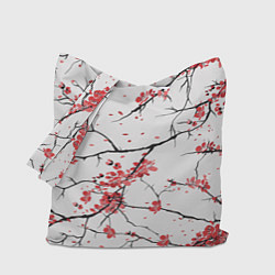 Сумка-шопер Осенние деревья, цвет: 3D-принт