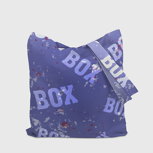 Сумка-шоппер Boxing - фиолетовый / 3D-принт – фото 2