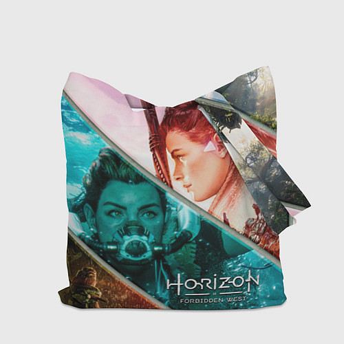 Сумка-шоппер HORIZON FORBIDDEN WEST ALOYS JOURNEY / 3D-принт – фото 2
