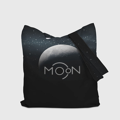 Сумка-шоппер Moon - луна 3d / 3D-принт – фото 2