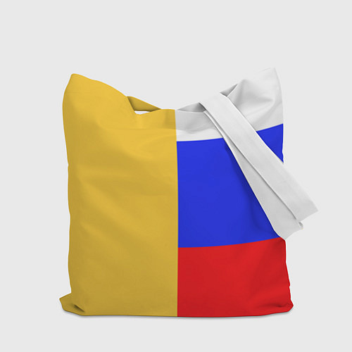 Сумка-шоппер Имперское знамя ТРИКОЛОР / 3D-принт – фото 2