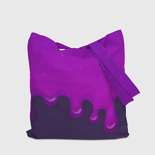 Сумка-шоппер Фиолетовый мопед / 3D-принт – фото 2