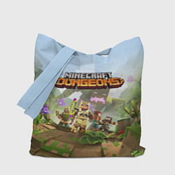 Сумка-шопер Minecraft Dungeons Heroes Video game, цвет: 3D-принт