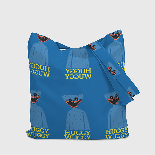 Сумка-шоппер Huggy Wuggy текстура / 3D-принт – фото 2