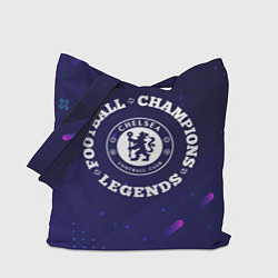 Сумка-шопер Chelsea Легенды Чемпионы, цвет: 3D-принт