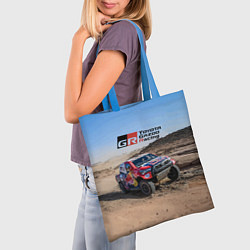 Сумка-шопер Toyota Gazoo Racing Rally Desert Competition Ралли, цвет: 3D-принт — фото 2