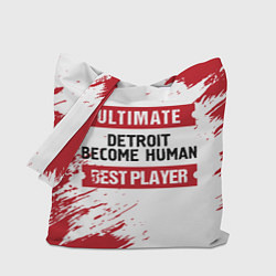 Сумка-шоппер Detroit Become Human: красные таблички Best Player