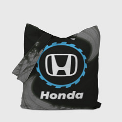 Сумка-шоппер Honda в стиле Top Gear со следами шин на фоне
