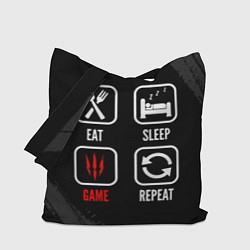 Сумка-шоппер Eat, Sleep, The Witcher, Repeat