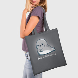Сумка-шопер Seal of Disapproval, цвет: 3D-принт — фото 2