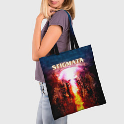 Сумка-шопер Stigmata альбом, цвет: 3D-принт — фото 2