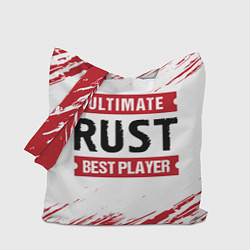 Сумка-шоппер Rust: красные таблички Best Player и Ultimate