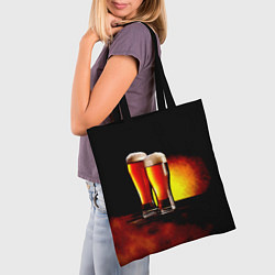 Сумка-шопер Пивасик с Пенкой, цвет: 3D-принт — фото 2
