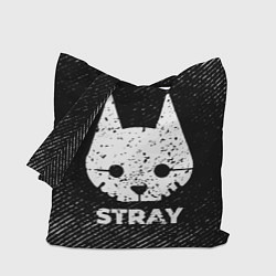 Сумка-шоппер Stray с потертостями на темном фоне