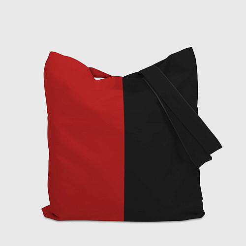 Сумка-шоппер Чикаго Буллз black & red / 3D-принт – фото 2