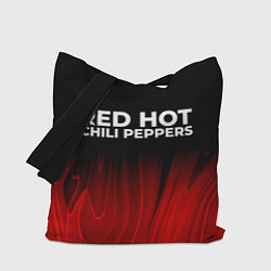 Сумка-шопер Red Hot Chili Peppers red plasma, цвет: 3D-принт