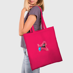 Сумка-шопер Розовый монстр, цвет: 3D-принт — фото 2