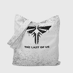Сумка-шопер The Last Of Us с потертостями на светлом фоне, цвет: 3D-принт