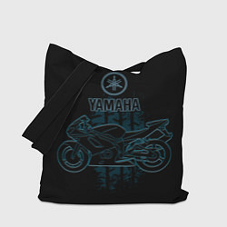 Сумка-шопер Yamaha moto theme, цвет: 3D-принт