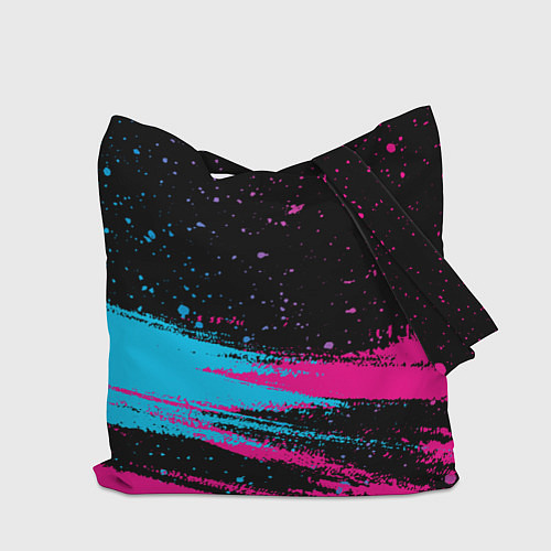 Сумка-шоппер Evanescence - neon gradient: символ сверху / 3D-принт – фото 2