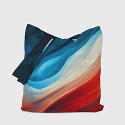 Сумка-шоппер Неоновые яркие волны