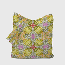 Сумка-шопер Стеклянный разноцветный калейдоскоп, цвет: 3D-принт