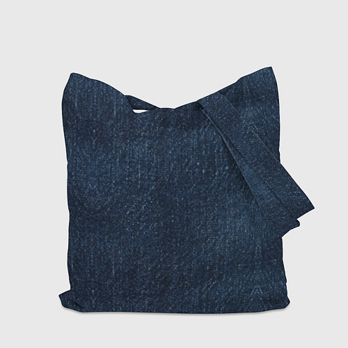 Сумка-шоппер Джинс ткань с надписью jeans / 3D-принт – фото 2