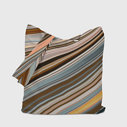 Сумка-шоппер Colored wavy lines