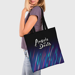 Сумка-шопер Angels of Death stream, цвет: 3D-принт — фото 2